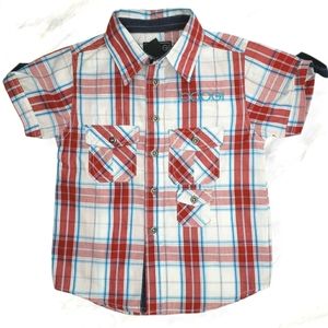 😍 COOGI Boys Plaid Shirt